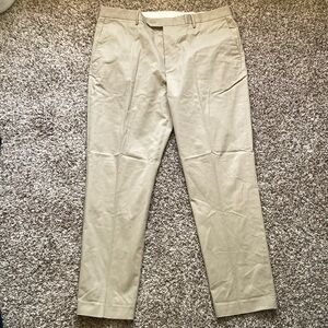 J. Crew Tan Chinos Classic Cotton-Blend Pants
